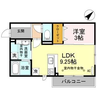 Canard(カナール)【3階】の間取り