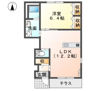 サンライズ【1階】の間取り