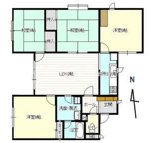 パークコート昭和町【106号室】の間取り