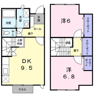 ヴェール・シュマンⅠ【1階】の間取り