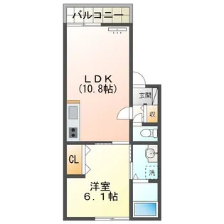 アイM's長町【1階】の間取り