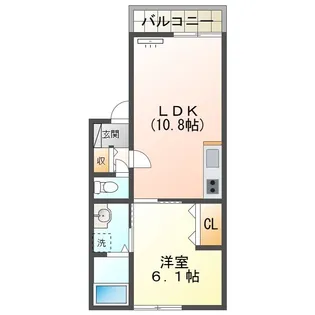 アイM's長町【3階】の間取り