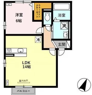 コージイ コート B【1階】の間取り