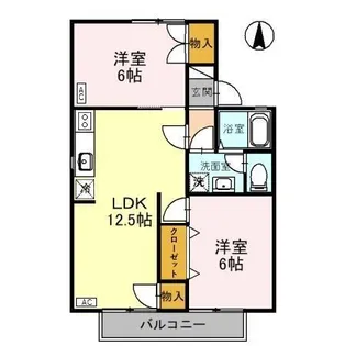 セラヴィ高尾台A【2階】の間取り