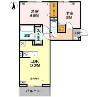 ヴィラージュ【2階】の間取り