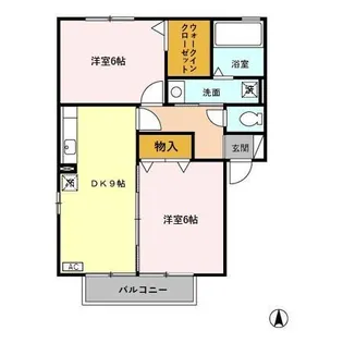 マリーナ C【2階】の間取り