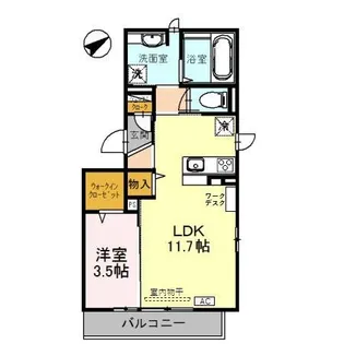 Glanz【2階】の間取り
