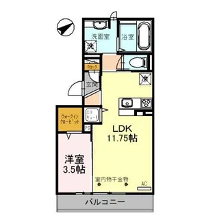 Glanz【3階】の間取り