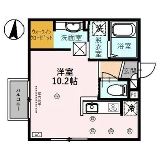 セジュール モンブラン【1階】の間取り