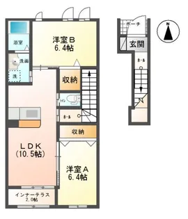 ディア・ソフィア【2階】の間取り