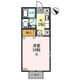 シェル・クレール21【1階】の間取り