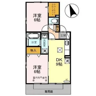 ルーチェ【1階】の間取り