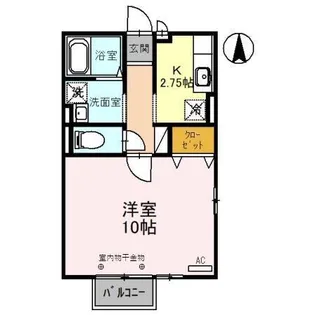 メゾンMB【2階】の間取り