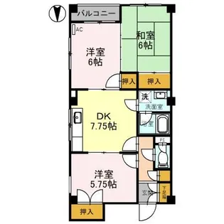 メープルハイム【3階】の間取り