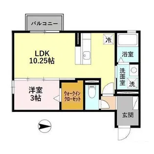 クレソン C【1階】の間取り