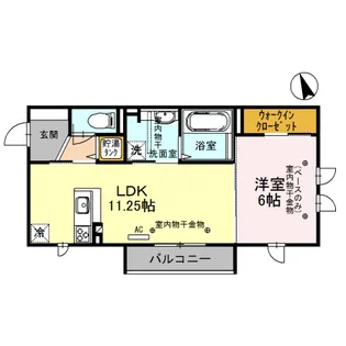 ルアナ マーリエ ルアナ【2階】の間取り