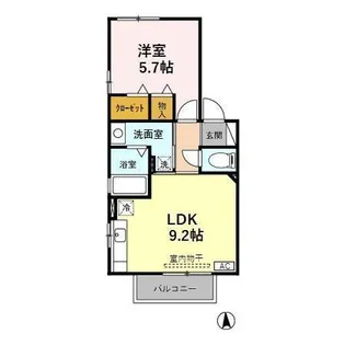 ルミエール・マーチ【2階】の間取り