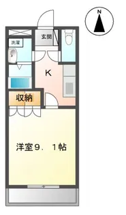 ルーエンハイム【1階】の間取り