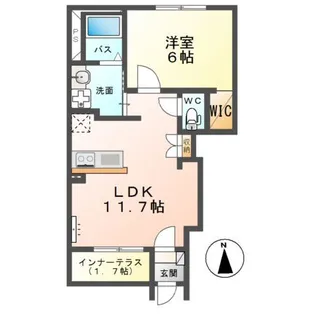 ミレイ【1階】の間取り