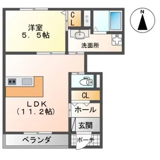 Grace Villa(グレイス ヴィラ)【1階】の間取り