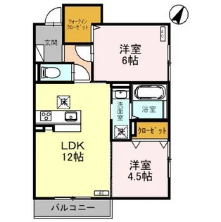 D-Residence諸江町Corazon【1階】の間取り