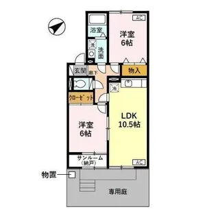 ボニータス【1階】の間取り