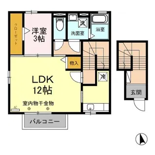 フロンテーラ【2階】の間取り