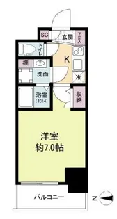 セレニテ難波リアン【12階】の間取り
