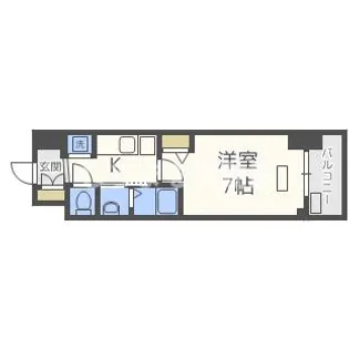 TLRレジデンス本町WEST【10階】の間取り