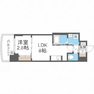 セレニテ本町東リアン【3階】の間取り
