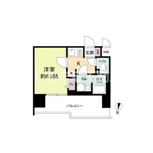 エスリードレジデンス梅田グランゲート【4階】の間取り