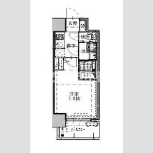 S-RESIDENCEドーム前千代崎【2階】の間取り