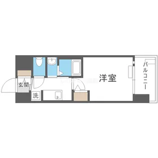 ザ・ウエストマークシティプレミアム【13階】の間取り