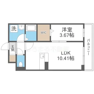 エスグランデ中崎町【2階】の間取り