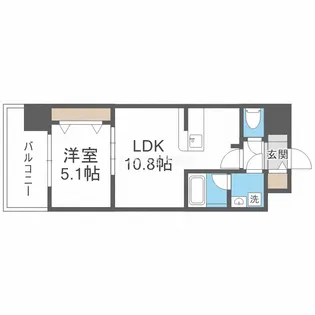 La Douceur九条【9階】の間取り