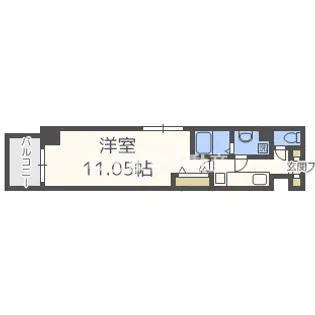 La Douceur心斎橋【806号室】の間取り