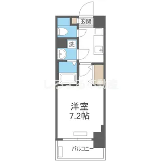 アスヴェル大阪城WESTⅡ【9階】の間取り