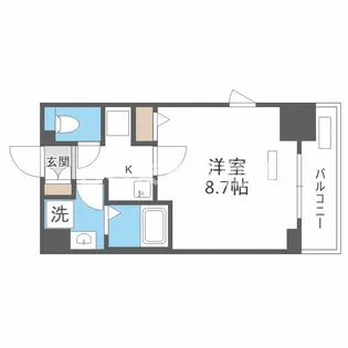 TLRレジデンス本町WEST【10階】の間取り