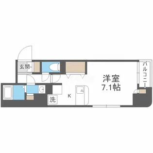 CITY SPIRE堺筋本町【3階】の間取り