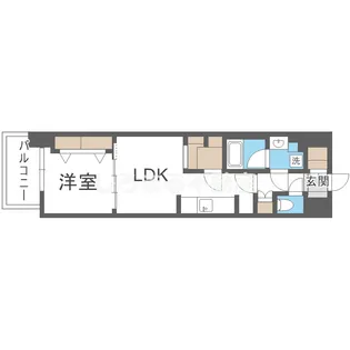 アーバネックス梅田中崎町Ⅱ【8階】の間取り