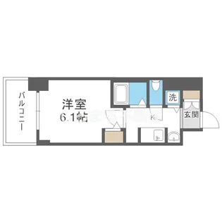 プレサンス梅田北デイズ【5階】の間取り