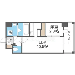グランフェリーチェ・ナイン【4階】の間取り