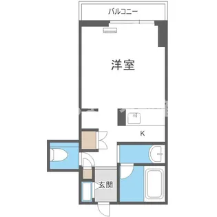 アーデンタワー南堀江【603号室】の間取り