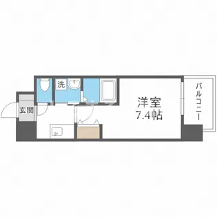 BROAD 新うめきたRESIDENCE【6階】の間取り