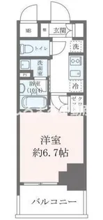 クレストコート靱公園 THE CLASS【1005号室】の間取り