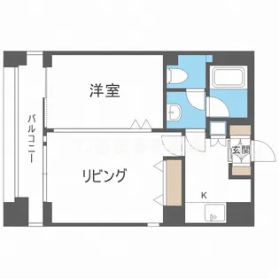 ISM中之島レジデンス【503号室】の間取り