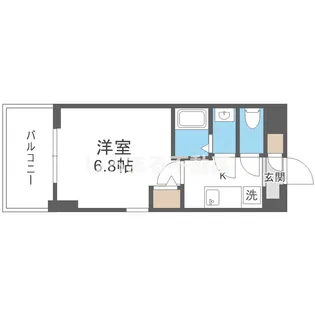 セレニテ日本橋ミラク【9階】の間取り