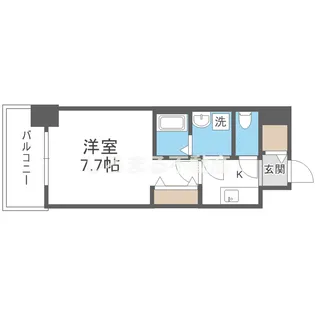 ベイサイドパークOSAKAサウスレジデンシス【8階】の間取り