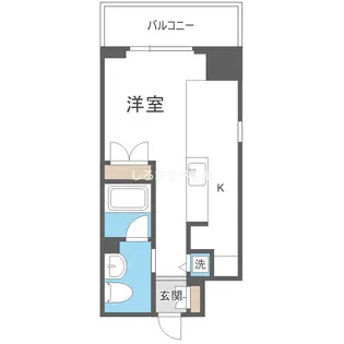 アーデンタワー南堀江【401号室】の間取り