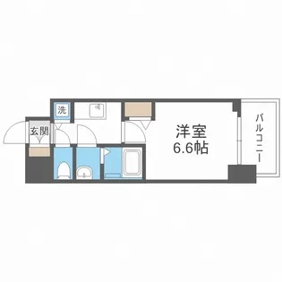 アドバンス大阪バレンシア【1305号室】の間取り